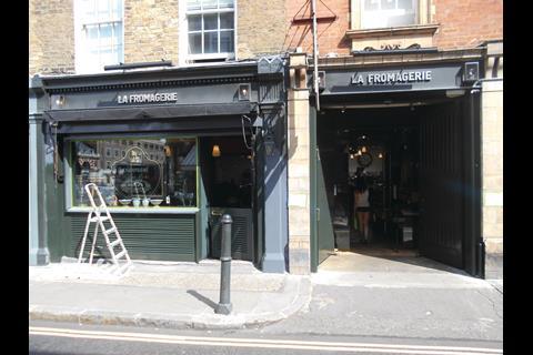 La Fromagerie is located in London’s upscale Marylebone.